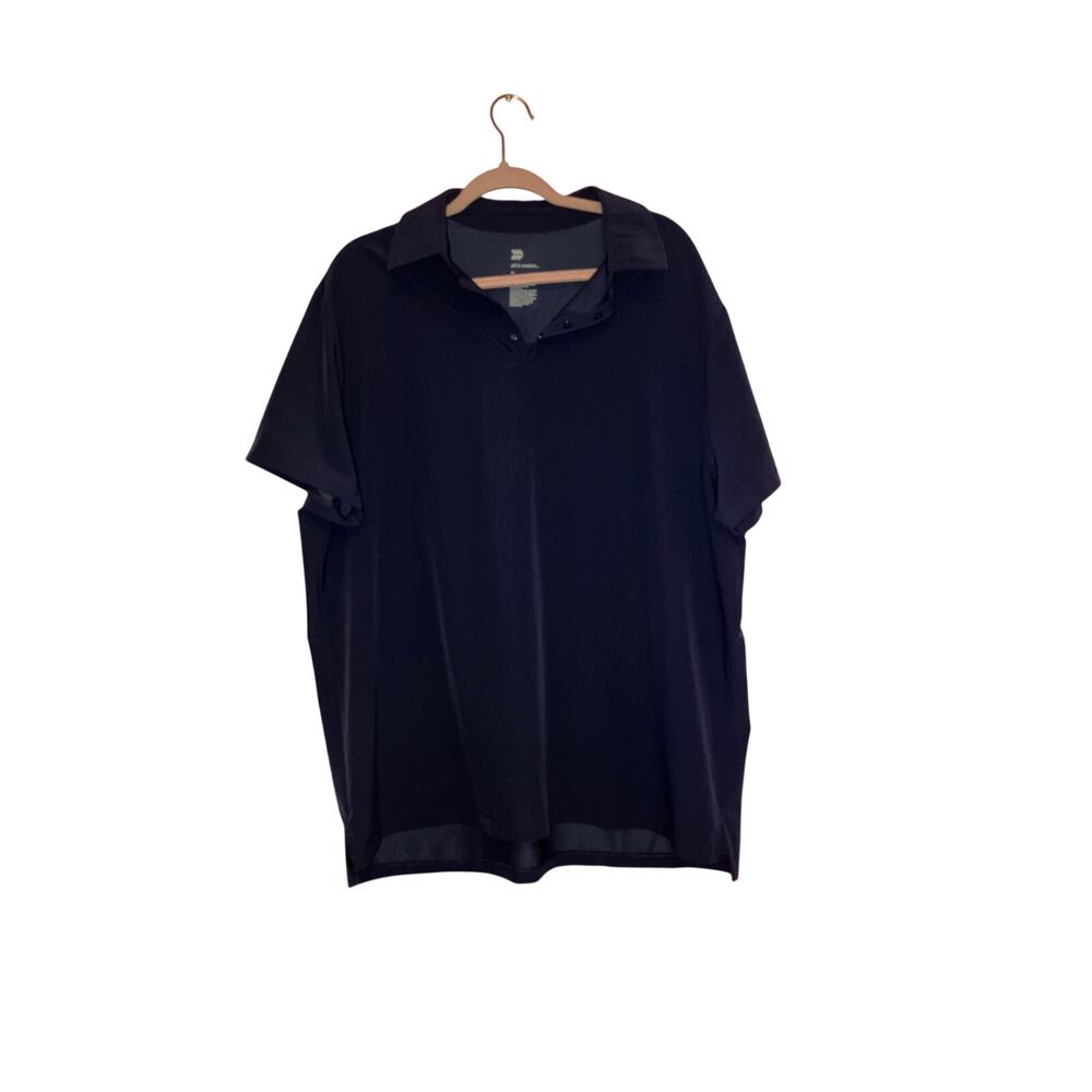 All In Motion Navy Blue Polo Top Size XL